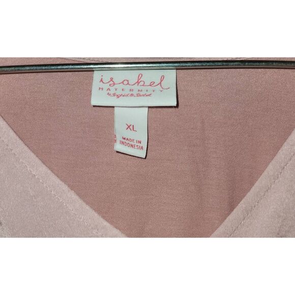 Isabel Maternity by Ingrid & Isabel Soft Pink Barbiecore XL Extra Large - Picture 2 of 3